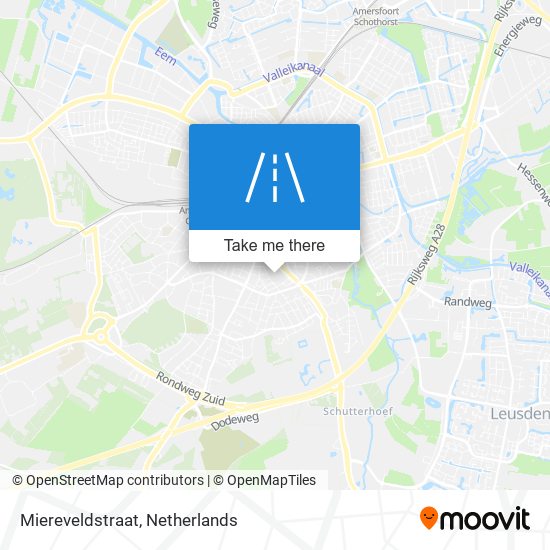 Miereveldstraat map