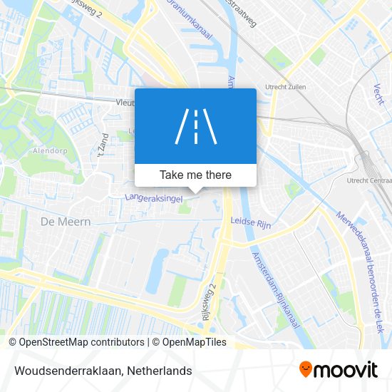 Woudsenderraklaan map