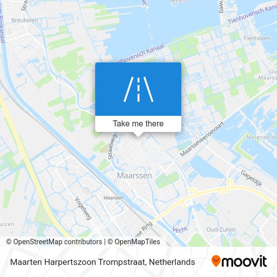 Maarten Harpertszoon Trompstraat map