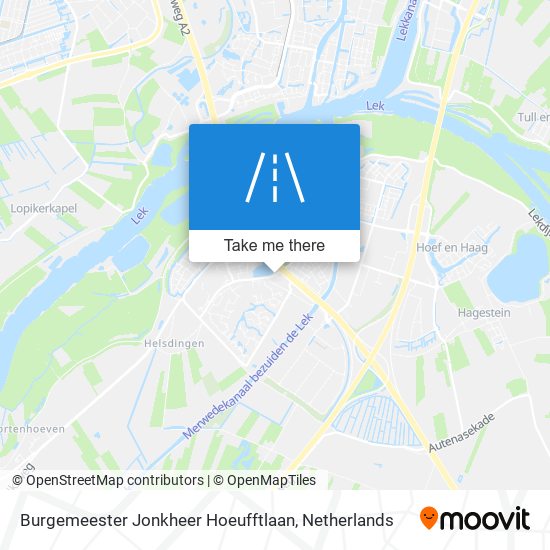 Burgemeester Jonkheer Hoeufftlaan map