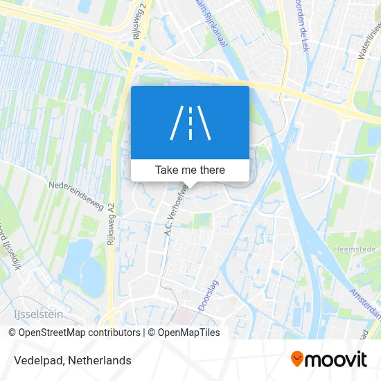 Vedelpad map