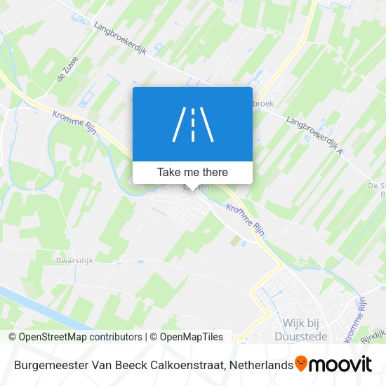 Burgemeester Van Beeck Calkoenstraat map