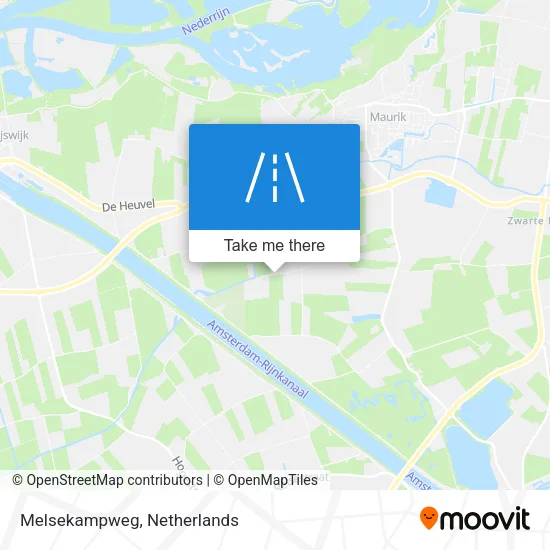 Melsekampweg map