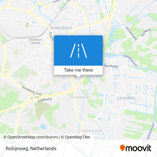 Robijnweg map