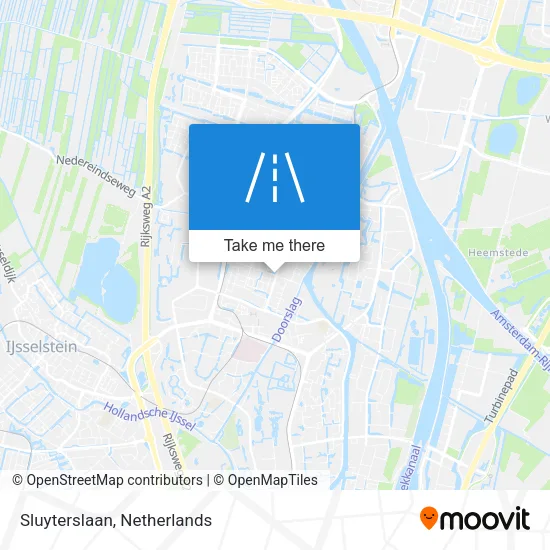Sluyterslaan map