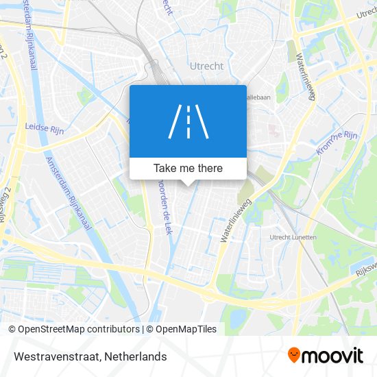 Westravenstraat map