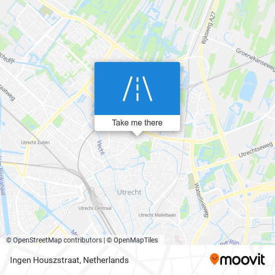 Ingen Houszstraat Karte