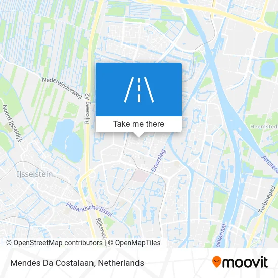 Mendes Da Costalaan map