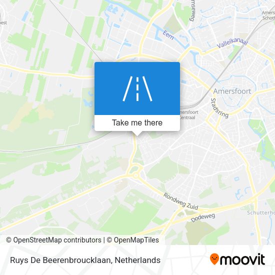 Ruys De Beerenbroucklaan map