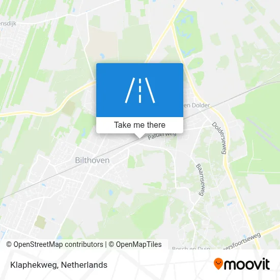 Klaphekweg map