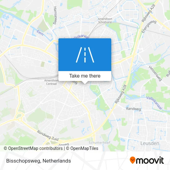 Bisschopsweg map
