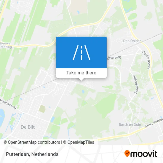 Putterlaan map
