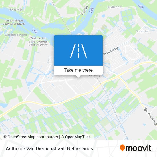 Anthonie Van Diemenstraat map
