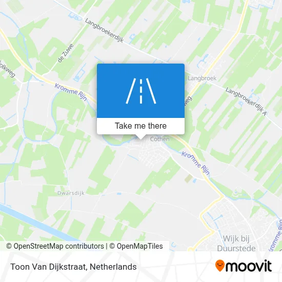 Toon Van Dijkstraat map