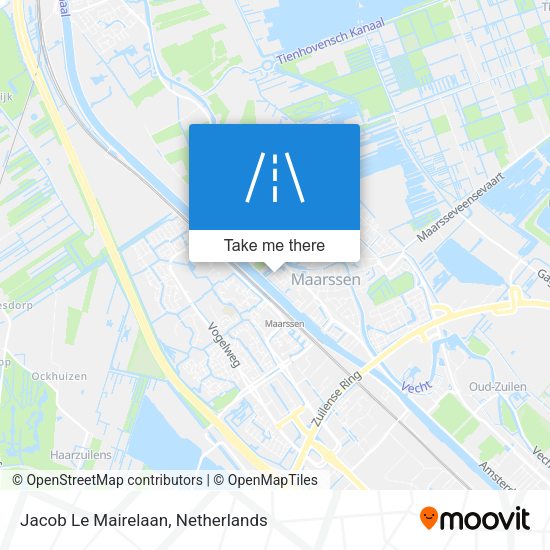 Jacob Le Mairelaan map