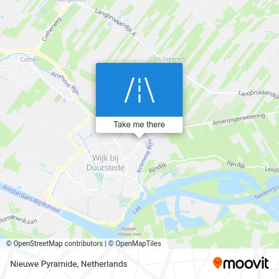 Nieuwe Pyramide map