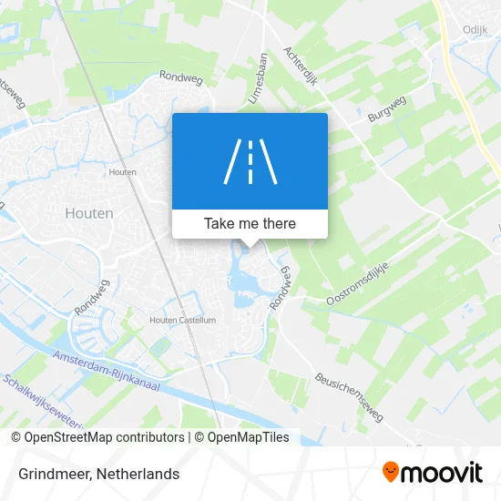 Grindmeer map