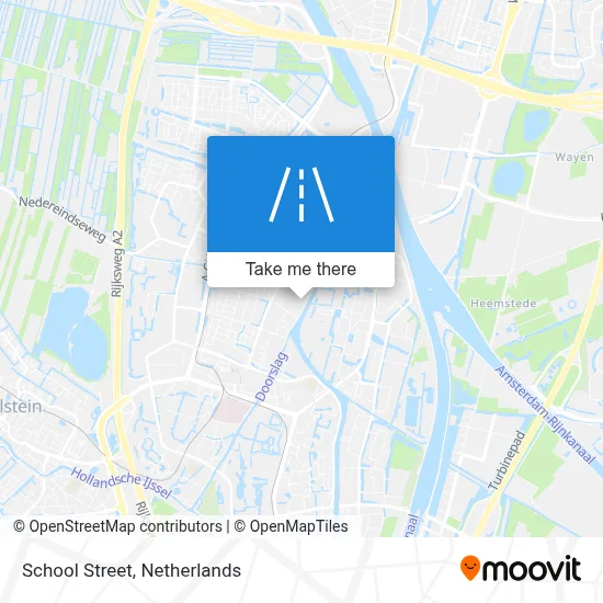 Schoolstraat map
