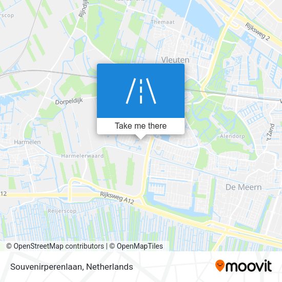 Souvenirperenlaan map