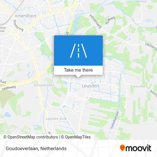 Goudoeverlaan map