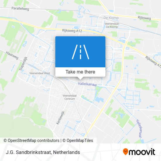 J.G. Sandbrinkstraat map