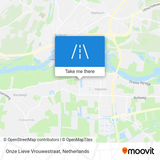 Onze Lieve Vrouwestraat map