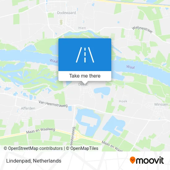 Lindenpad map
