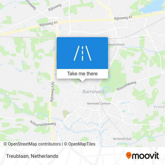 Treublaan map