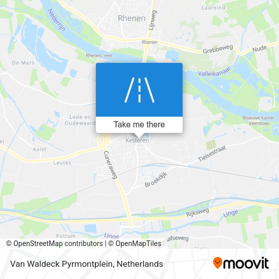 Van Waldeck Pyrmontplein map