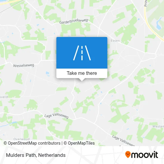 Muldersweg map