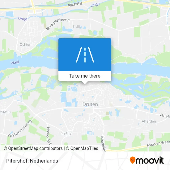 Pitershof map