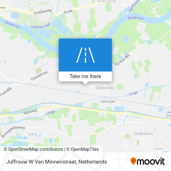 Juffrouw W Van Minnenstraat map
