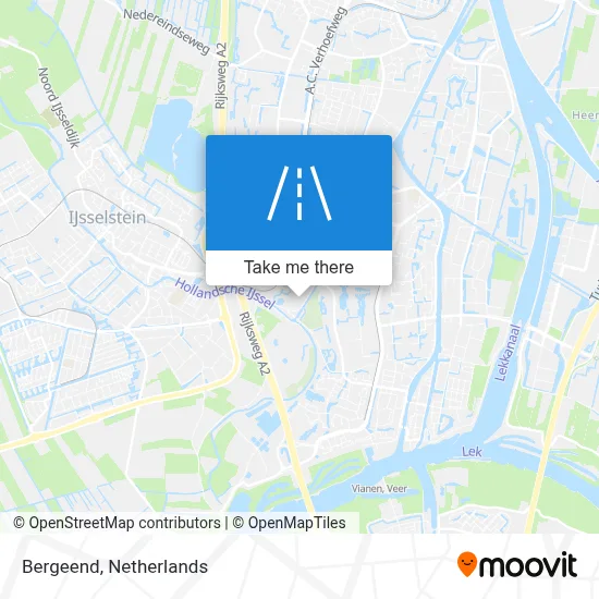 Bergeend map