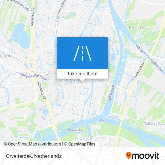 Orvelterdek map