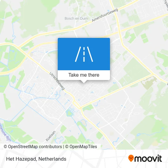 Het Hazepad map