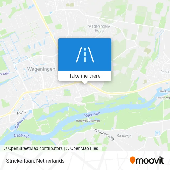 Strickerlaan map