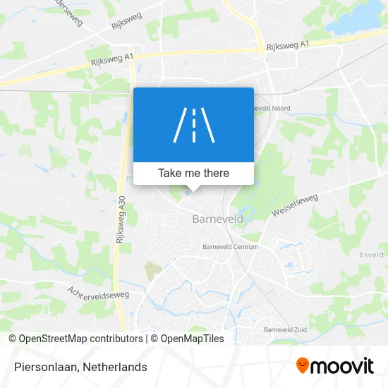 Piersonlaan map
