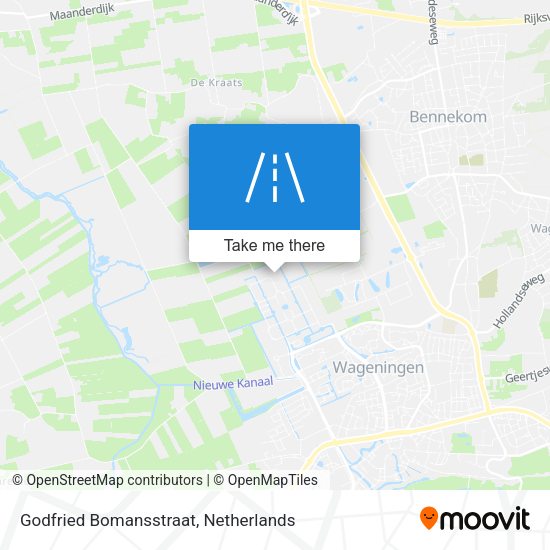 Godfried Bomansstraat map