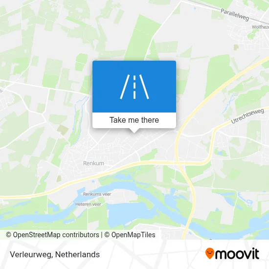 Verleurweg map