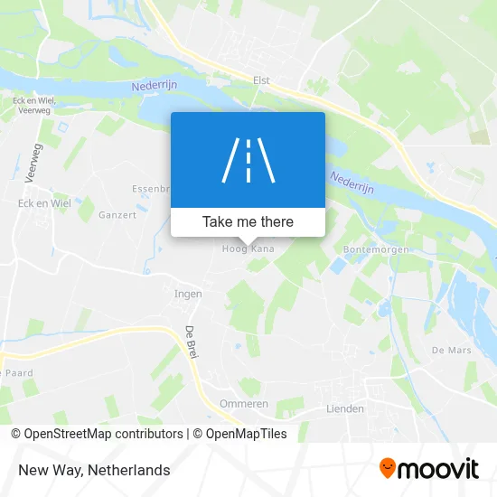 Nieuwe Weg map