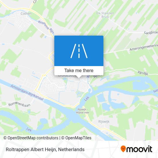 Roltrappen Albert Heijn map
