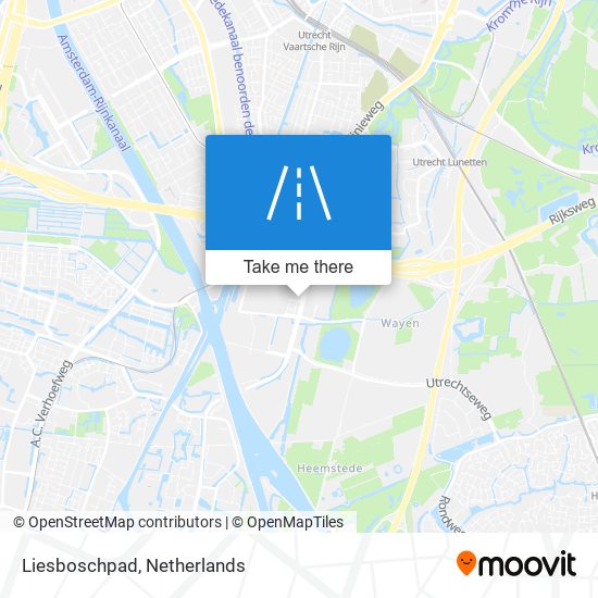 Liesboschpad map