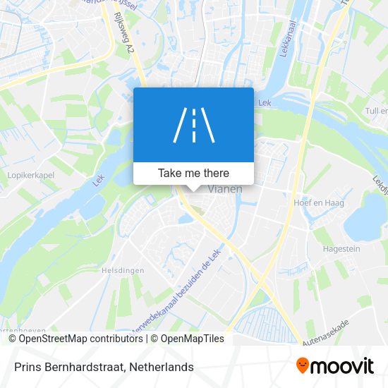 Prins Bernhardstraat map