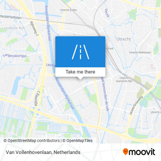 Van Vollenhovenlaan Karte