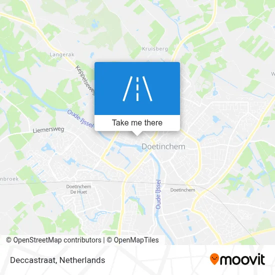 Deccastraat map