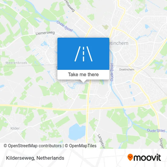 Kilderseweg map