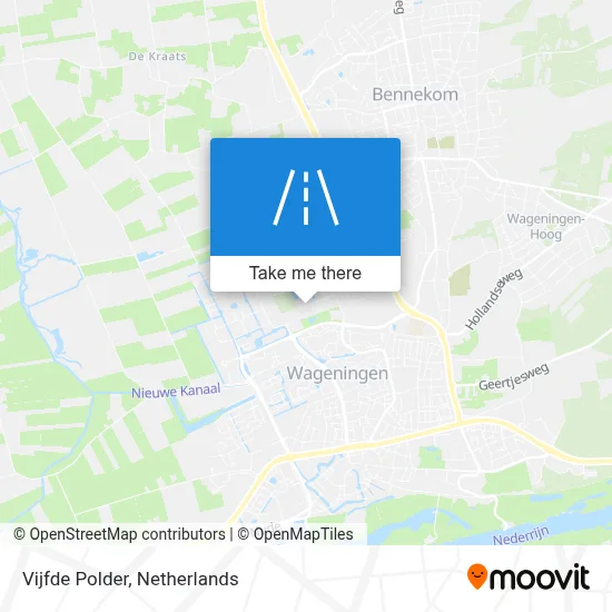 Vijfde Polder map
