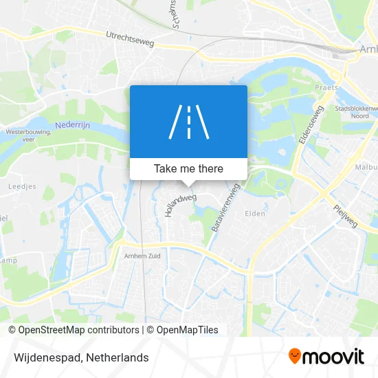 Wijdenespad map