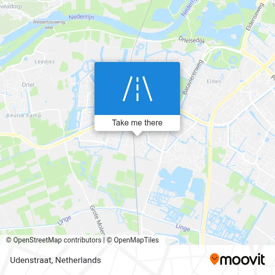 Udenstraat map