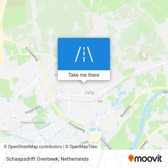 Schaapsdrift Overbeek map